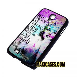 marilyn monroe galaxy quotes iPhone 4, iPhone 5, iPhone 6 cases