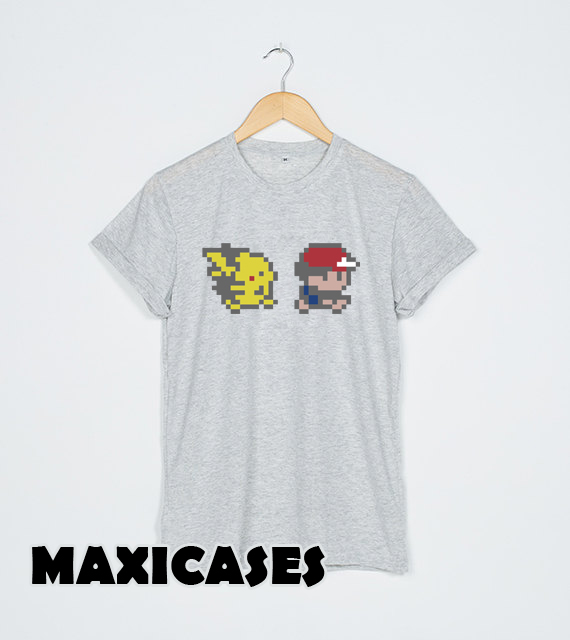 Ash and Pikachu Pokemon T-shirt Men, Women and Youth
