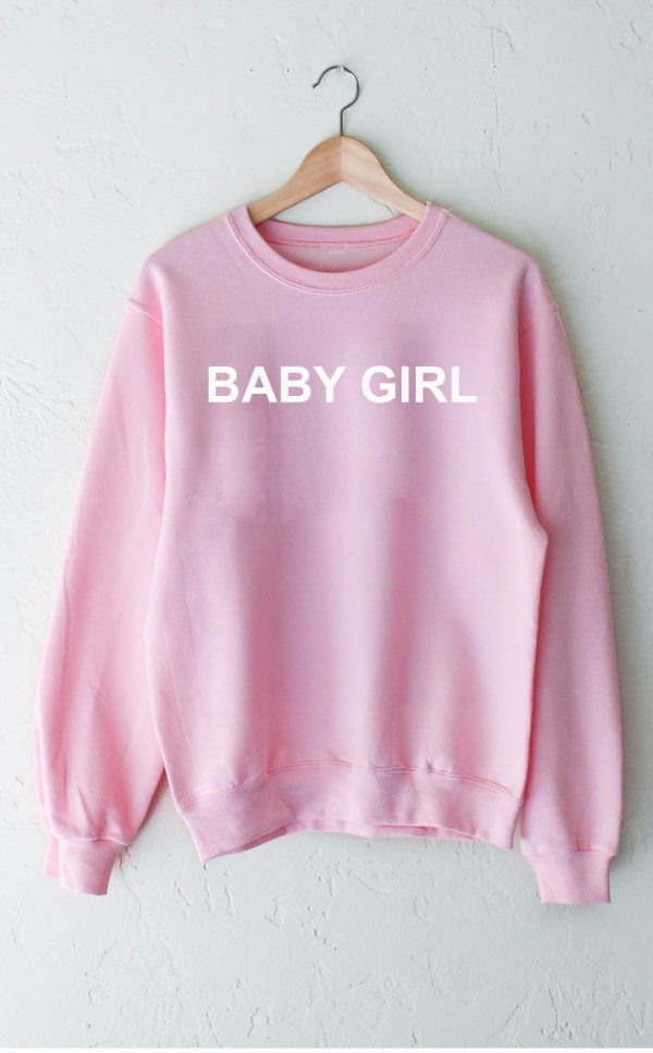 Baby girl Sweatshirt Sweater Unisex Adults size S to 2XL