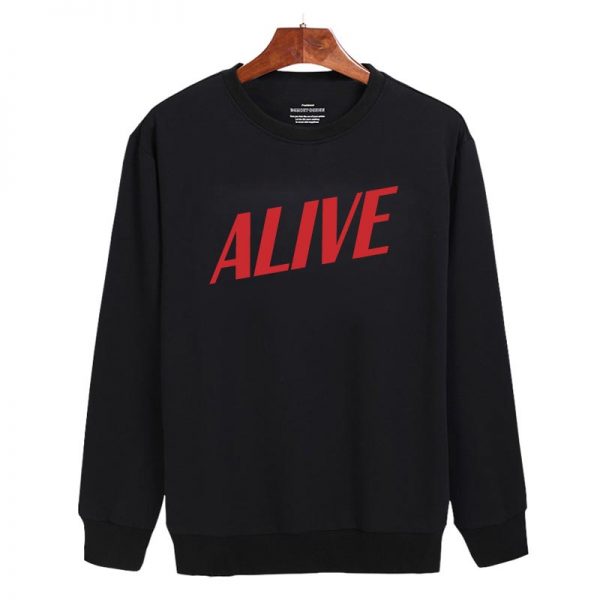 Alive Sweatshirt Sweater Unisex Adults size S to 2XL