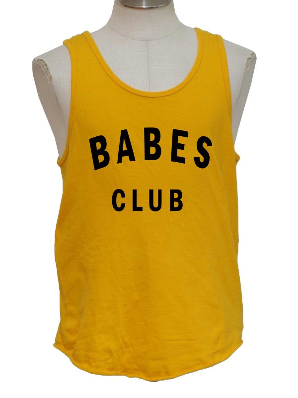Babes club tank top men and women Adult