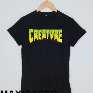 Creature logo T-shirt Men Women and Youth