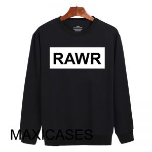 Rawr logo Sweatshirt Sweater Unisex Adults size S to 2XL