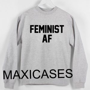 FEMINIST AF Sweatshirt Sweater Unisex Adults size S to 2XL