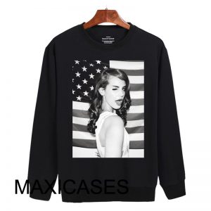 Lana Del Rey american flag Sweatshirt Sweater Unisex Adults size S to 2XL