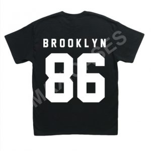 Brooklyn 86 Back T-shirt Men Women and Youth