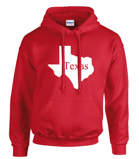 Texas map Hoodie Unisex Adult size S - 2XL