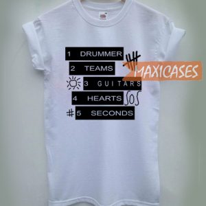 5 Seconds of Summer Quotes T-shirt Men Women and Youth