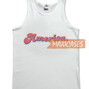 America Muscle tank top men and women Adult