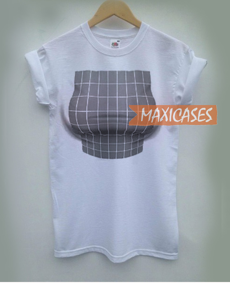 Illusion Grid Cheap Graphic T Shirts for Women, Men and Youth