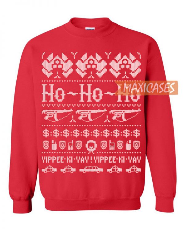 Die Hard Ugly Christmas Sweater Red