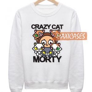 Rick and Morty Crazy Cat Sweatshirt