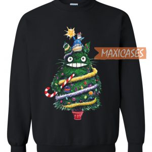 My Neighbor Totoro Holiday Ugly Christmas Sweater Unisex