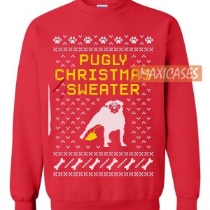 Pug Ugly Christmas Sweater Unisex Size S to 3XL