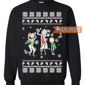 Rick And Morty Dance Ugly Christmas Ugly Christmas Sweater