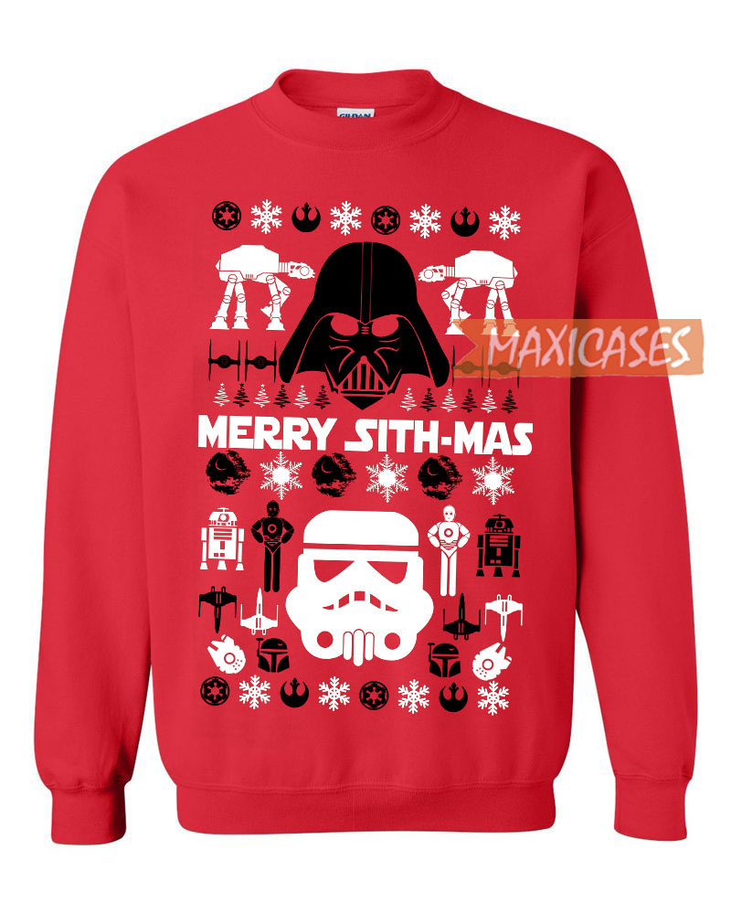 Star Wars Darth Vader Ugly Christmas Sweater Merry Sithmas Adult Holiday Sweater