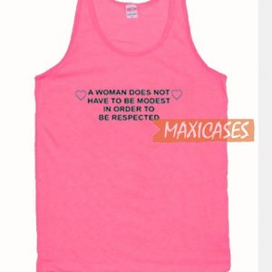 A Woman Does Not Tank Top