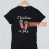 Flip Flops Christmas in July T Shirt