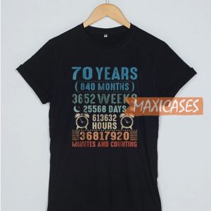 70 Years Old Birthday T Shirt