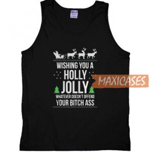 Wishing You A Holly Jolly Tank Top