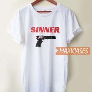 Sinner Gun T Shirt