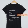 Lesbian Gay Bisexsual T Shirt