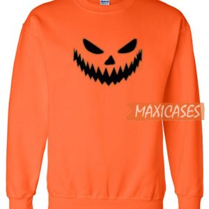 Pumpkin Halloween Face Sweatshirt