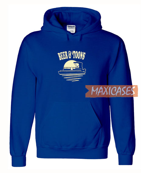 Beer And Toons Hoodie Unisex Adult Size S to 3XL