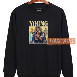 Young Tang Black Sweatshirt
