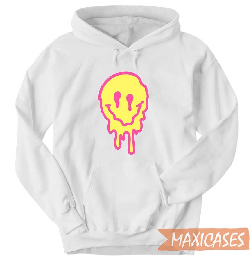Drippy Smiley Face Hoodie For Women's Or Men's Hot Topic Shirts