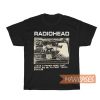 I Have a Paper Here Radiohead T Shirt Women, Men and Youth